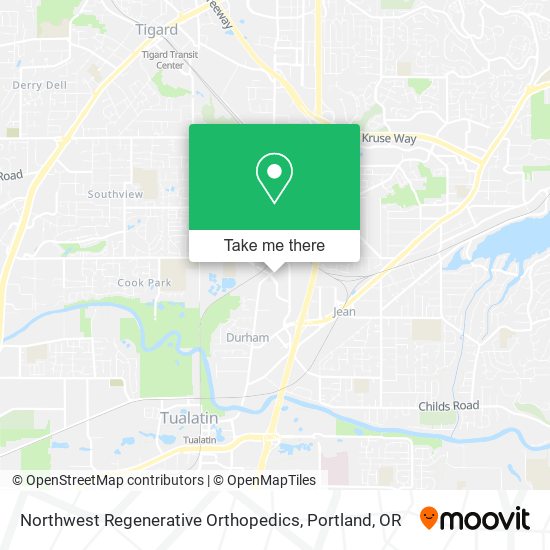 Northwest Regenerative Orthopedics map