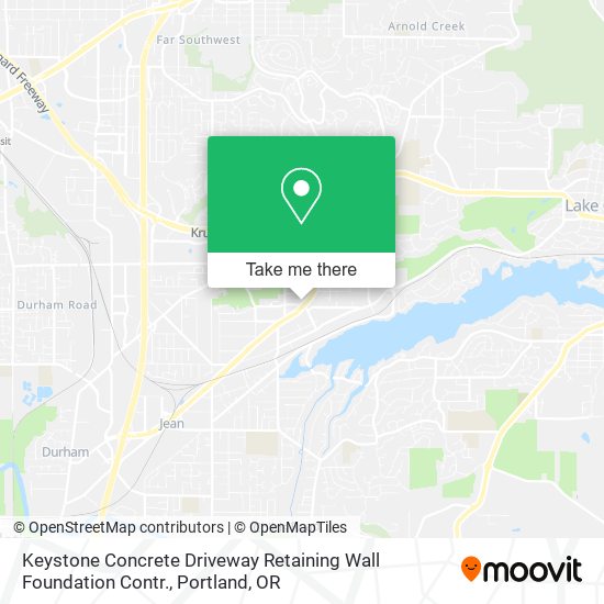 Keystone Concrete Driveway Retaining Wall Foundation Contr. map