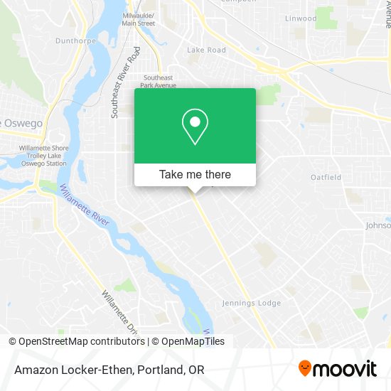 Mapa de Amazon Locker-Ethen