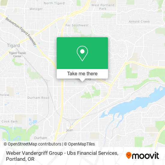 Weber Vandergriff Group - Ubs Financial Services map