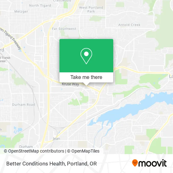 Mapa de Better Conditions Health