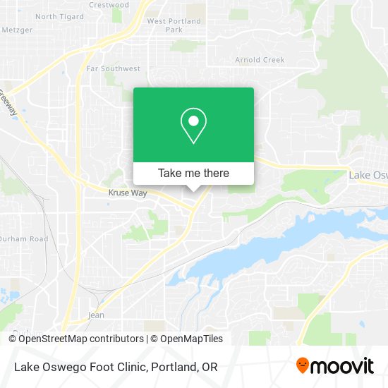 Mapa de Lake Oswego Foot Clinic