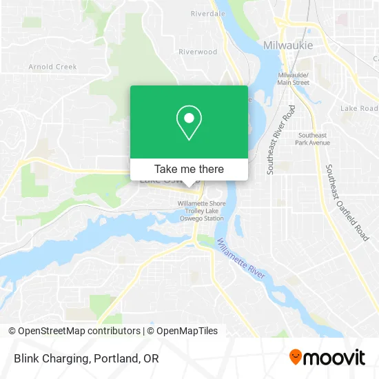 Blink Charging map