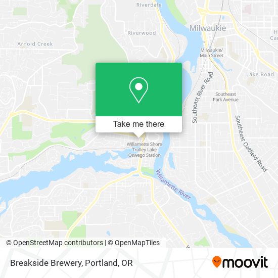 Breakside Brewery map