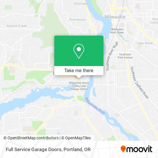 Full Service Garage Doors map