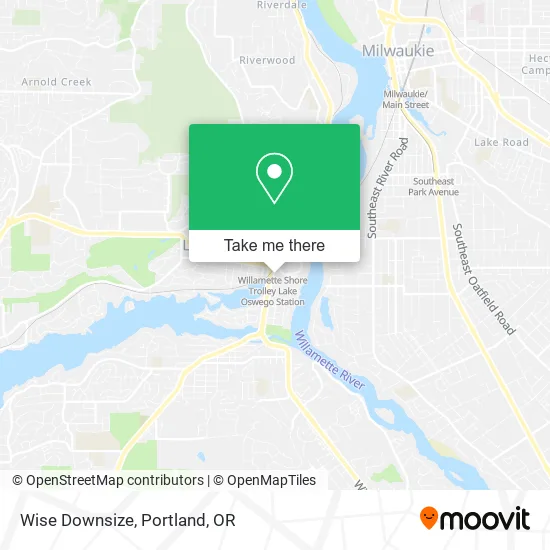 Wise Downsize map