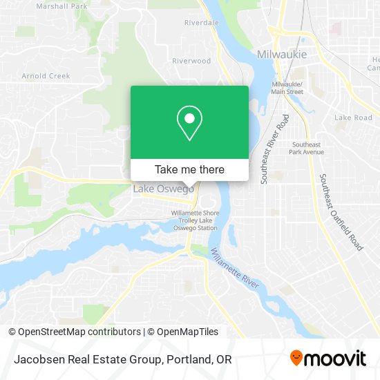 Jacobsen Real Estate Group map