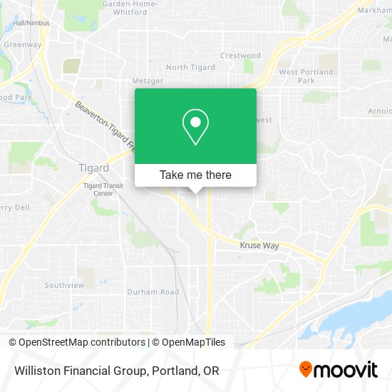 Williston Financial Group map