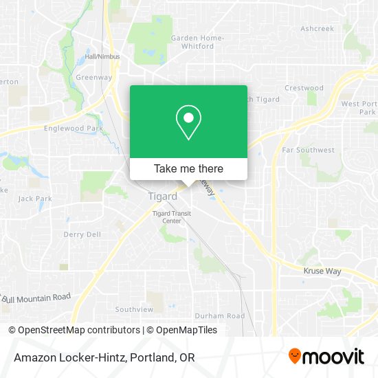 Amazon Locker-Hintz map