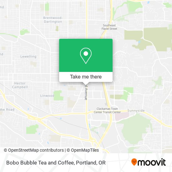 Mapa de Bobo Bubble Tea and Coffee