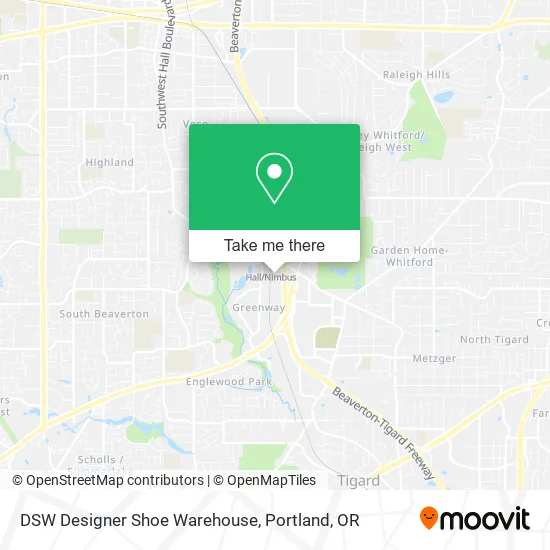 DSW Designer Shoe Warehouse map