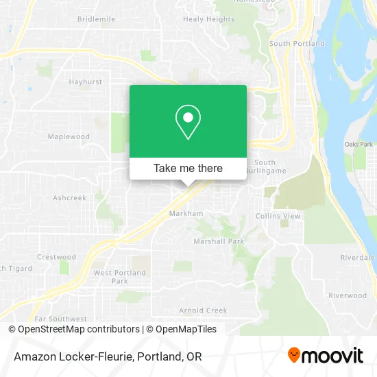 Amazon Locker-Fleurie map