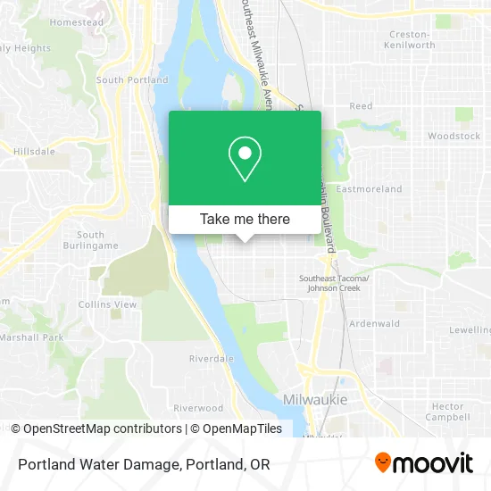 Portland Water Damage map