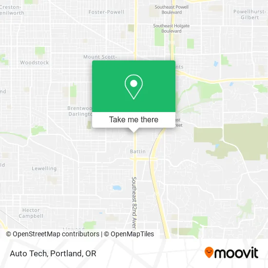 Auto Tech map