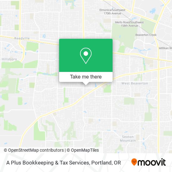 A Plus Bookkeeping & Tax Services map
