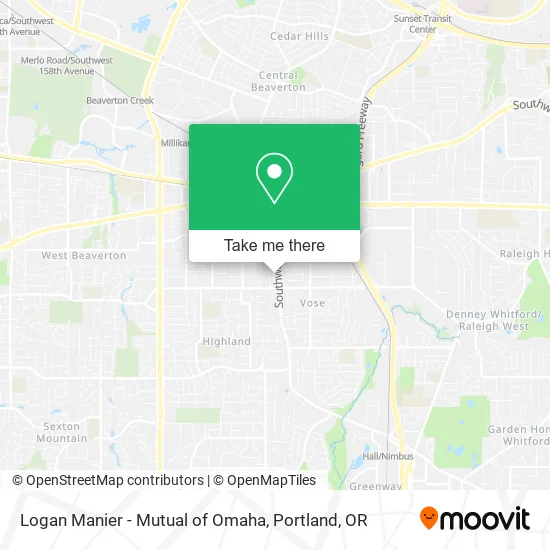Logan Manier - Mutual of Omaha map