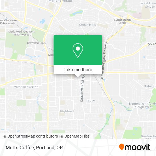 Mapa de Mutts Coffee