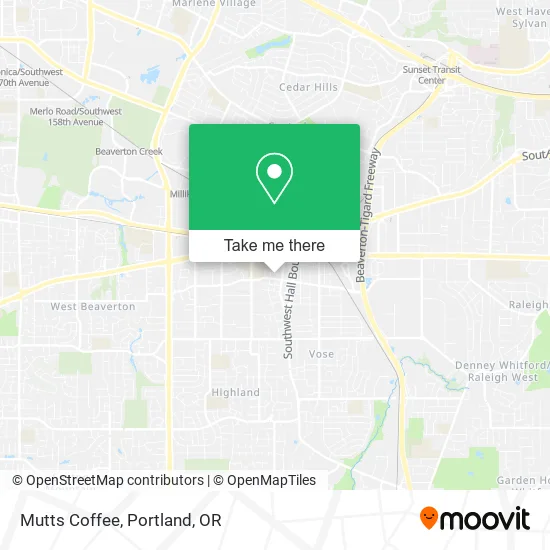 Mutts Coffee map