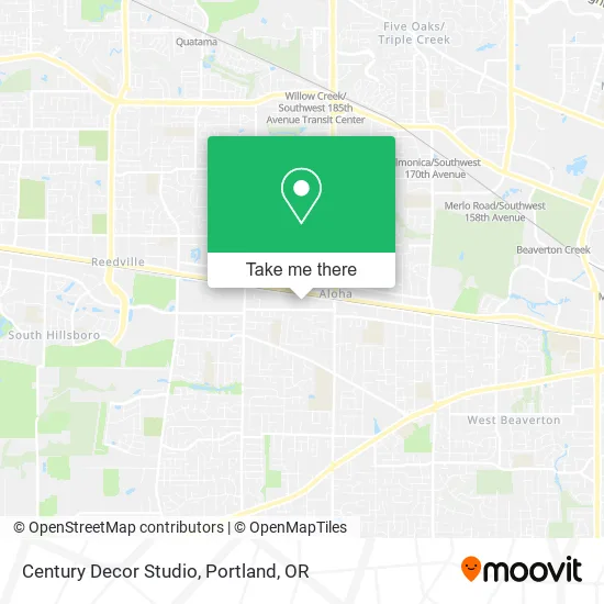 Century Decor Studio map