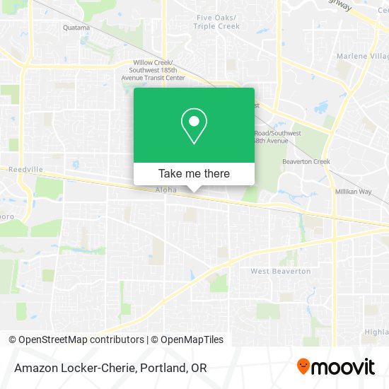 Amazon Locker-Cherie map