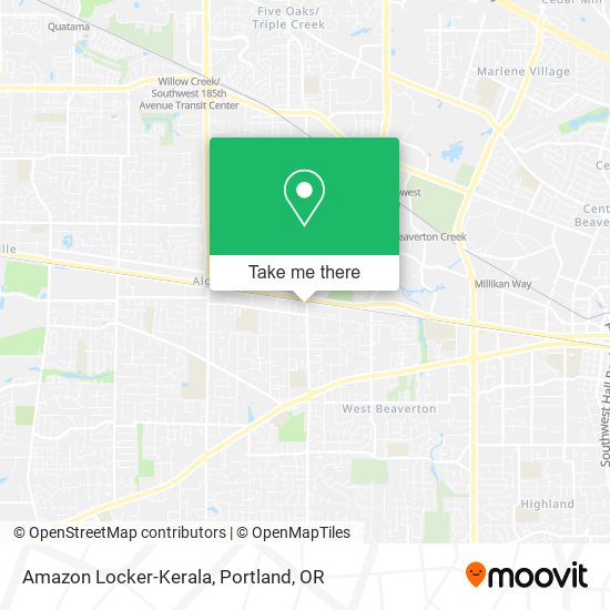 Mapa de Amazon Locker-Kerala