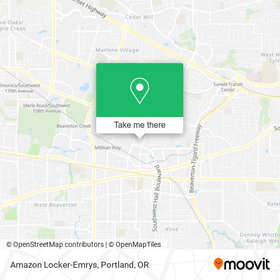 Amazon Locker-Emrys map