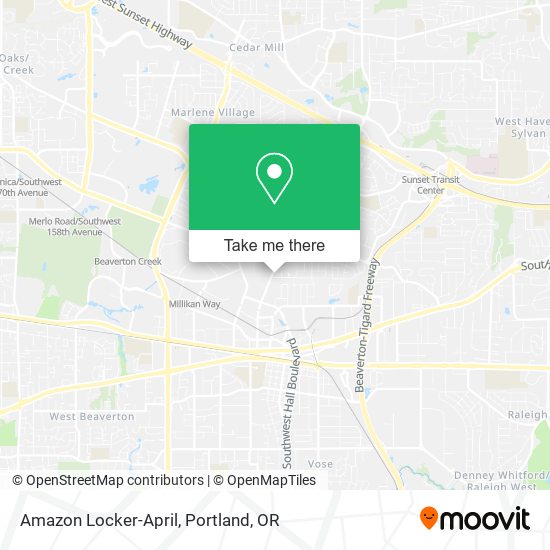 Amazon Locker-April map
