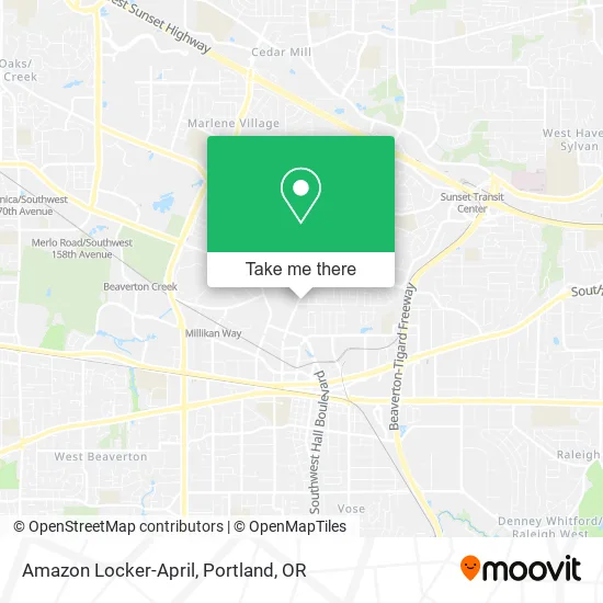 Amazon Locker-April map