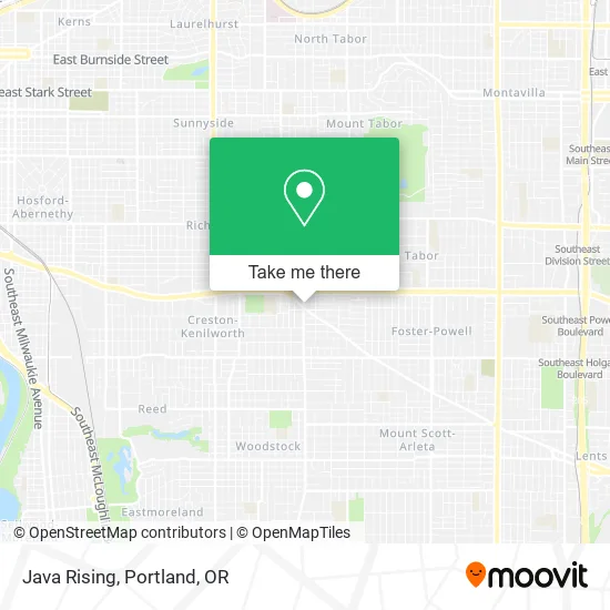 Mapa de Java Rising
