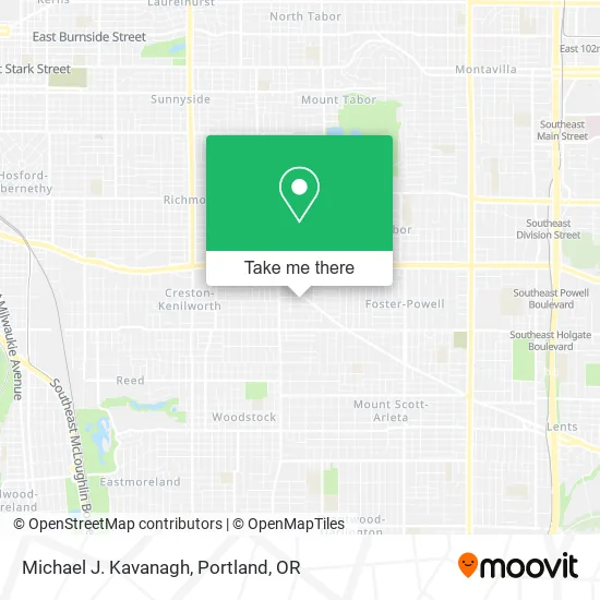 Michael J. Kavanagh map