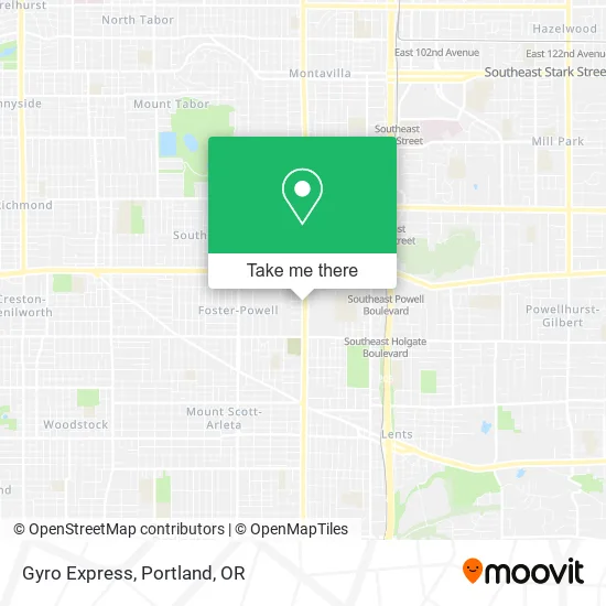 Mapa de Gyro Express