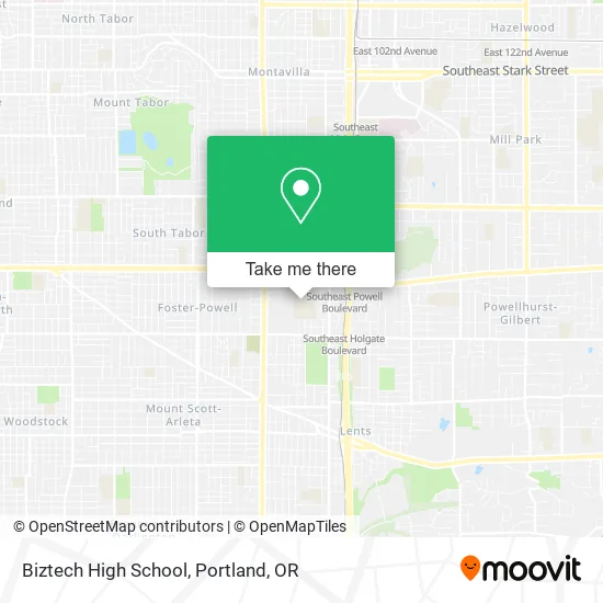 Biztech High School map