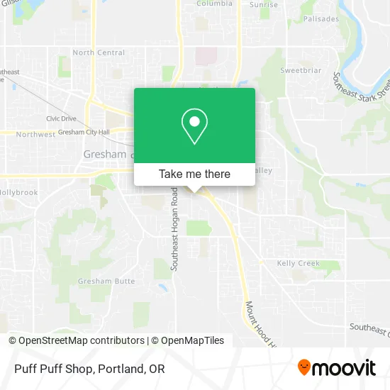 Puff Puff Shop map