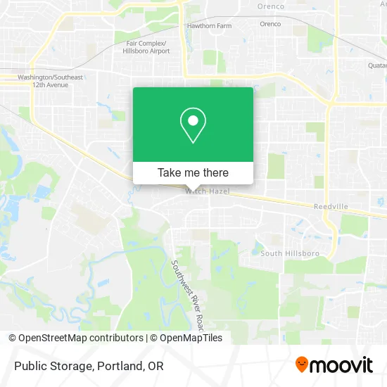 Public Storage map