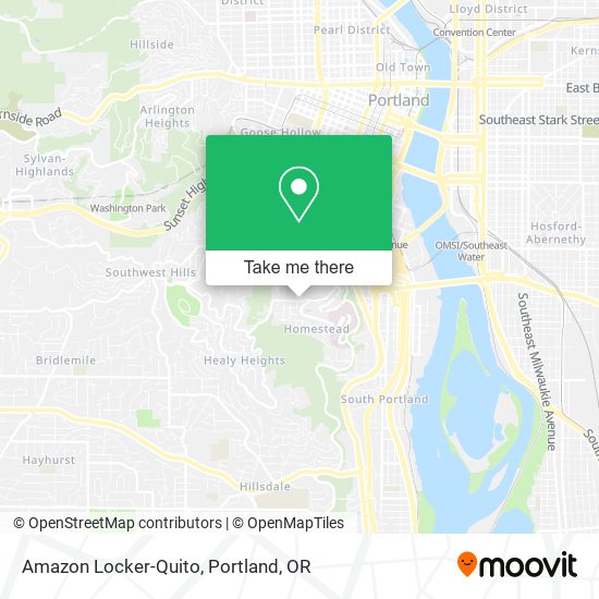 Amazon Locker-Quito map
