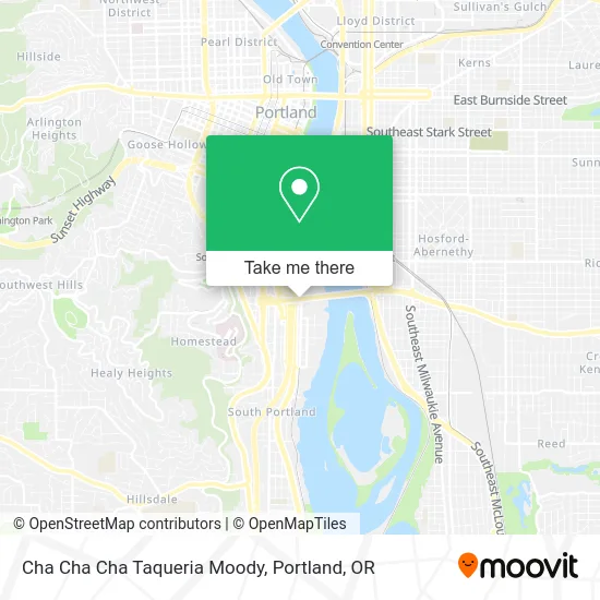 Cha Cha Cha Taqueria Moody map