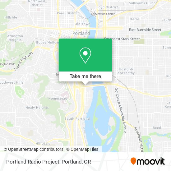 Portland Radio Project map