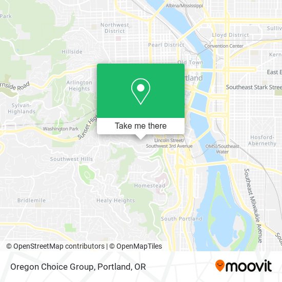 Oregon Choice Group map