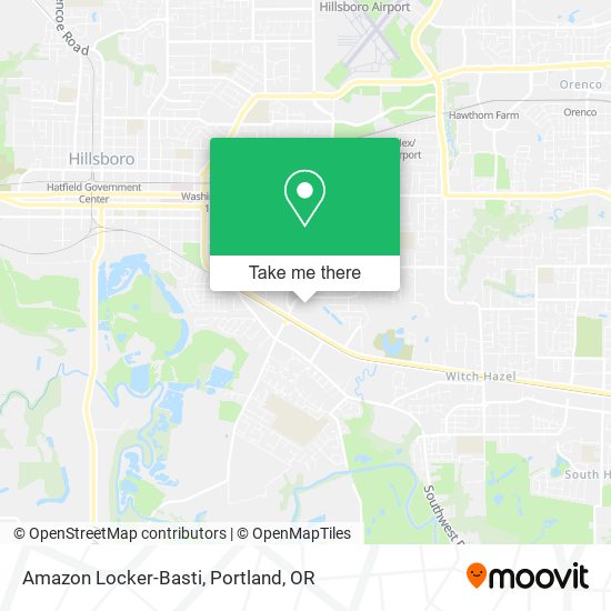 Amazon Locker-Basti map