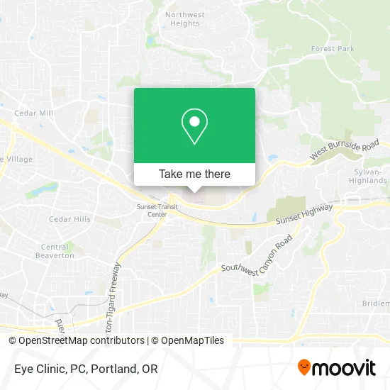 Eye Clinic, PC map