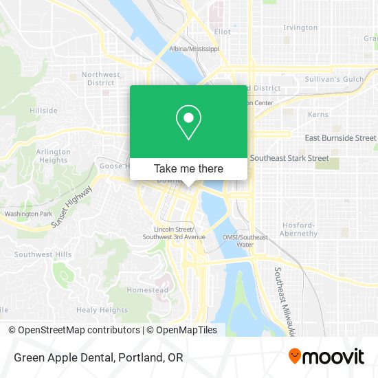 Mapa de Green Apple Dental