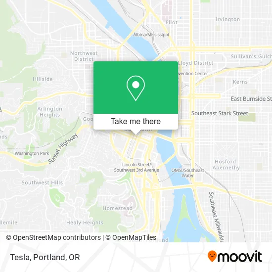 Tesla map