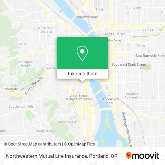 Mapa de Northwestern Mutual Life Insurance