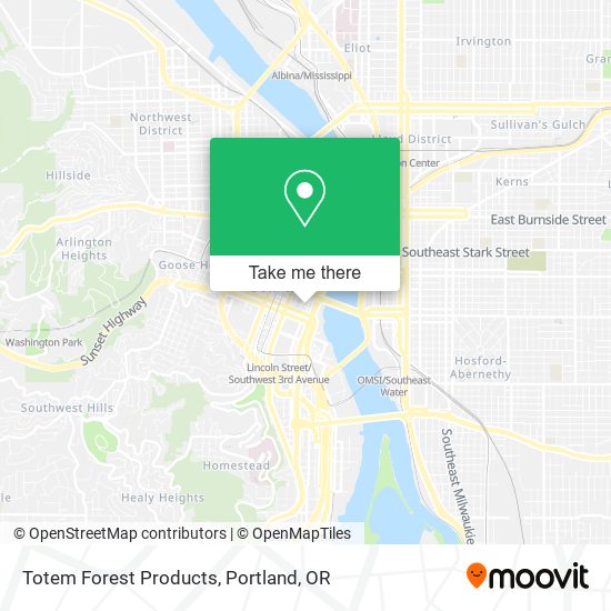 Mapa de Totem Forest Products