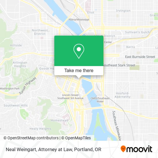 Mapa de Neal Weingart, Attorney at Law