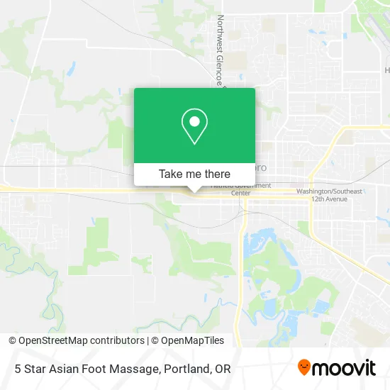 Mapa de 5 Star Asian Foot Massage