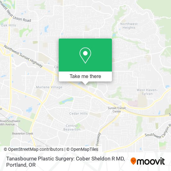 Tanasbourne Plastic Surgery: Cober Sheldon R MD map