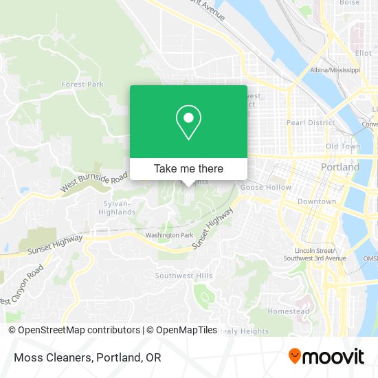 Moss Cleaners map