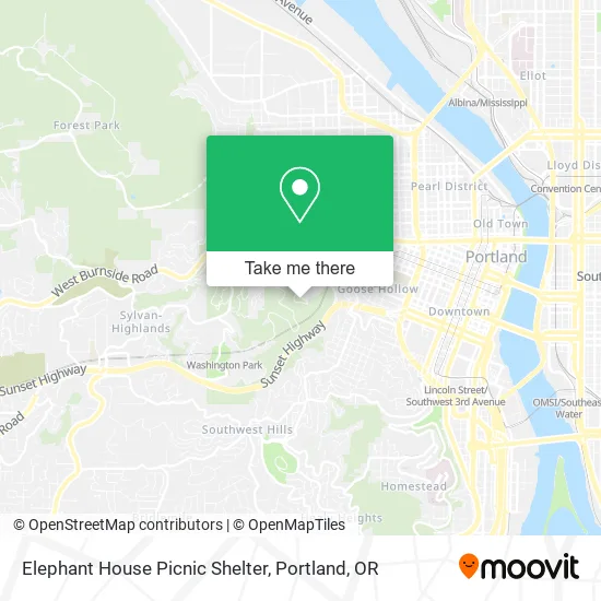 Mapa de Elephant House Picnic Shelter