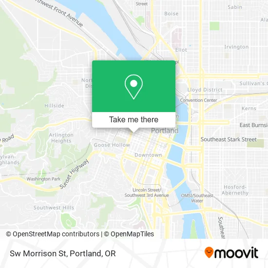 Mapa de Sw Morrison St
